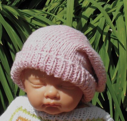 Baby Cotton Slouch Beanie Hat