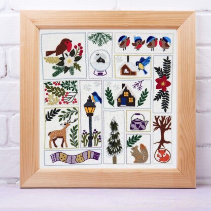 Stitchdoodles Winter Splendour Hand Embroidery Pattern