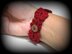 Flower cuff bracelet