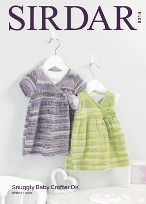 Dresses in Sirdar Snuggly Baby Crofter DK - 5214 - Downloadable PDF