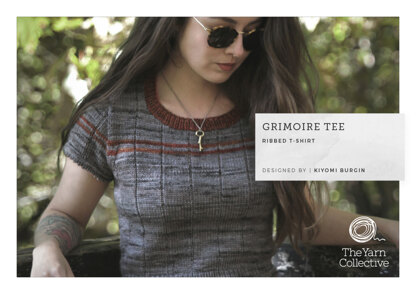 Grimoire Tee by Kiyomi Burgin - Knitting Pattern For Women in The Yarn Collective