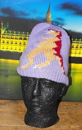 TONY TYRANNOSAURUS REX BEANIE HAT KNITTING PATTERN