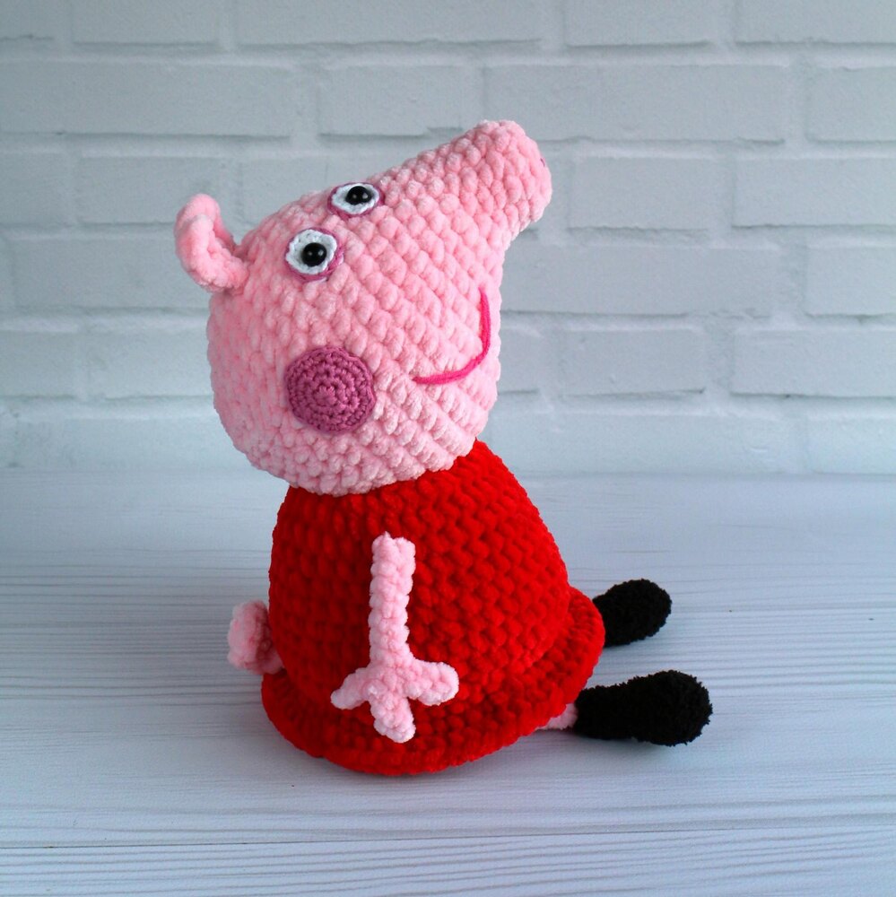 Crochet peppa pig bag outlet