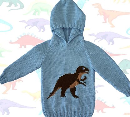 Dinosaur Hoodie - Tyrannosaurus