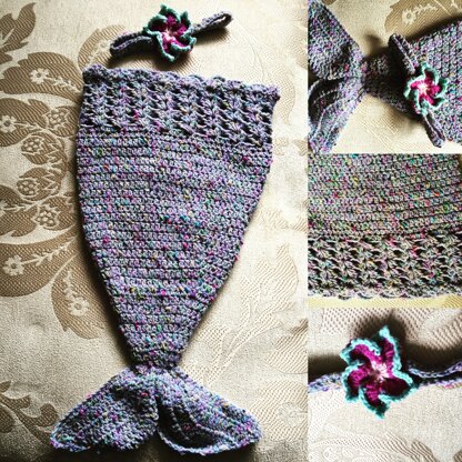 Baby Cocoon mermaid tail style