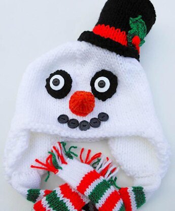 Snowman Hat Knit