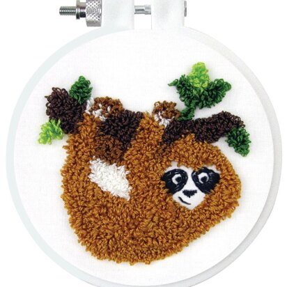 Design Works Sloth Punch Needle Kit - 7.5cm
