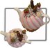 Strawberry Ice Cream Swirl Tea Cosy