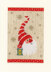 Vervaco Greeting Cards Christmas Gnomes (Set of 3) Cross Stitch Kit - 10.5cm x 15cm