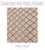 Diamonds and Pearls Bobble Stitch Blanket US terminology By Melu	Crochet