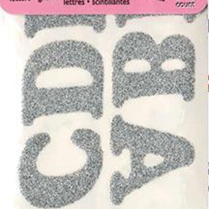 EZ International Insta-Letters Silver - Iron On Letter Pack