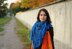 Felicia crochet shawl with fringe