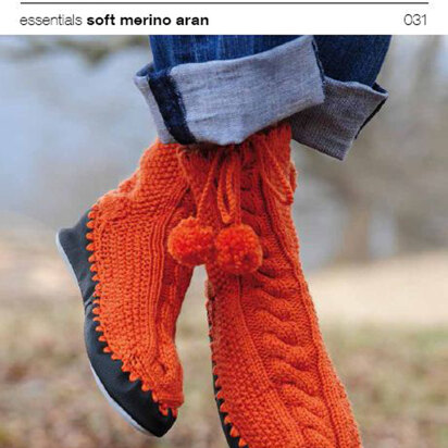 Socks in Rico in Essentials Soft Merino Aran - 031
