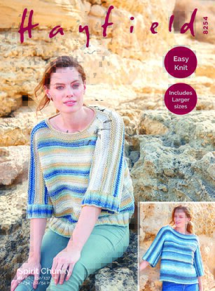 Sweater in Hayfield Spirit Chunky - 8254 - Downloadable PDF