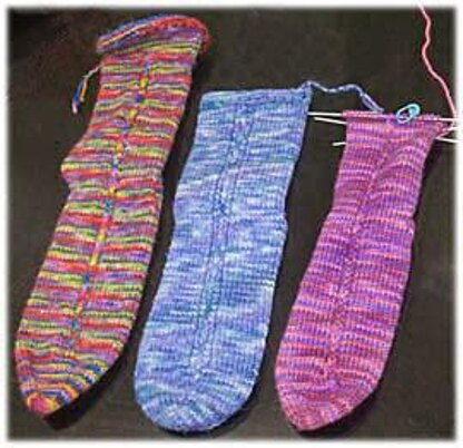 Turkish-Style Toe-Up Socks