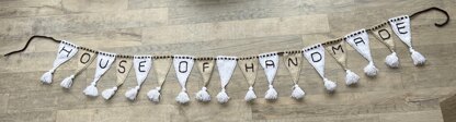 Personalised Interchangeable Bunting Knitting Pattern