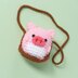 Swinging Pink Pig Car Hanging