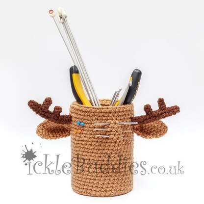 Can Cozie - Reindeer - CROCHET Pattern