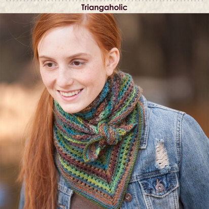 Triangaholic Scarf in Classic Elite Yarns Liberty Wool Light - Downloadable PDF