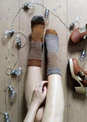 Caramel Syrup Socks