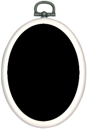Permin 3 x 4 Inch White Oval Flexi-Hoop