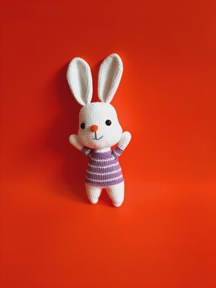 Dumpling bunny, crochet animals, amigurumi crochet, crochet bunny, PDF, English