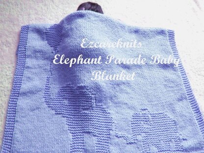 Elephant Parade Baby Blanket