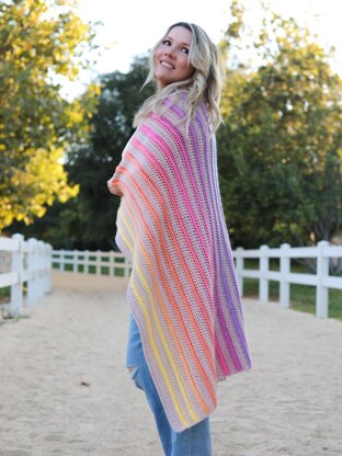 Sunset Flow Throw