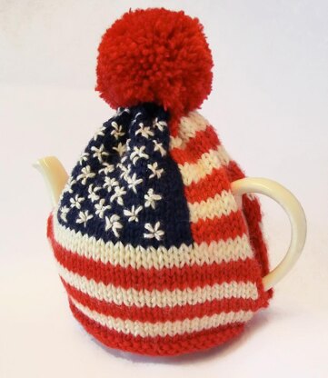 Amercian Flag Tea Pot Cosy