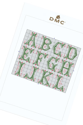 Vintage Alphabet Letters in DMC - PAT0807 -  Downloadable PDF