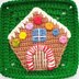 Gingerbread House Applique