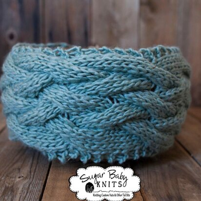 Woven Cabled Bucket Wrap