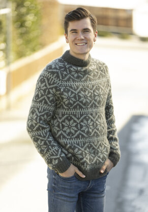 Park Sweater in Viking Of Norway - UK-2316-72 - Downloadable PDF