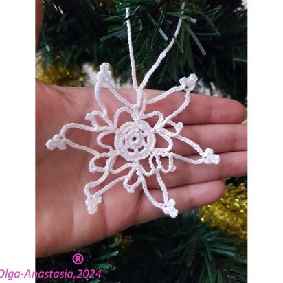 Crochet snowflake 31