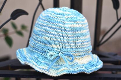 Cotton Sun Hat ( Baby to Woman Size )