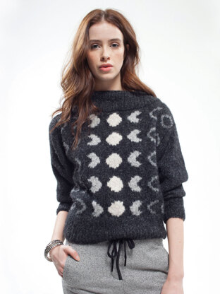 Phases Sweater in Rowan Alpaca Cotton