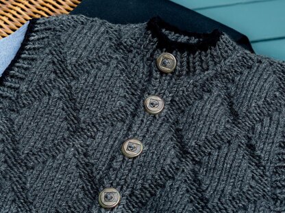 Hebden Gilet Jacket Knitting Pattern