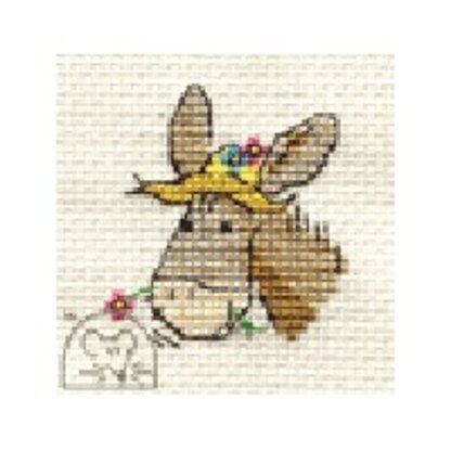 Mouseloft Stitchlets - Sumertime Donkey Cross Stitch Kit - 64mm