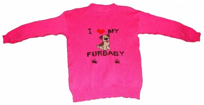 Childrens & Adults Furbaby Dog Jumper