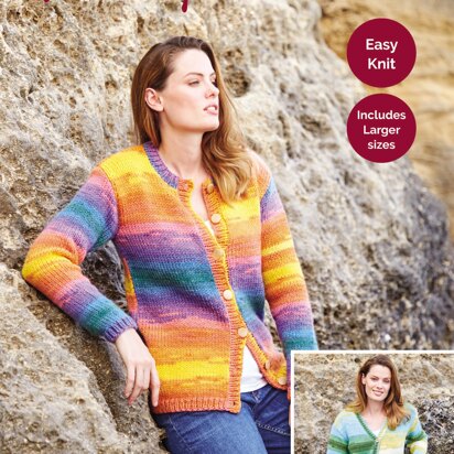Cardigans in Hayfield Spirit Chunky - 8248 - Downloadable PDF