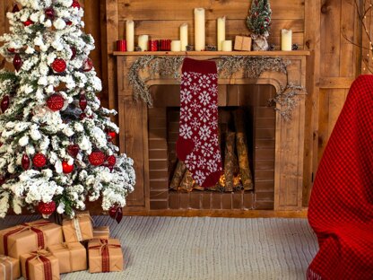 Snowflake Flower Stocking