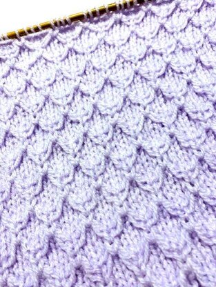 ALEXANDRA baby blanket knitting pattern