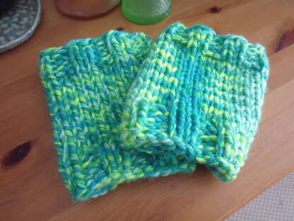 My winter boot cuffs