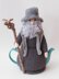 Old Grey Wizard Tea Cosy