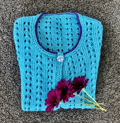 Lacy girl's cardigan