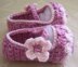 Flower Petal Mary Jane Booties