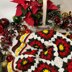 Christmas Rose Blanket