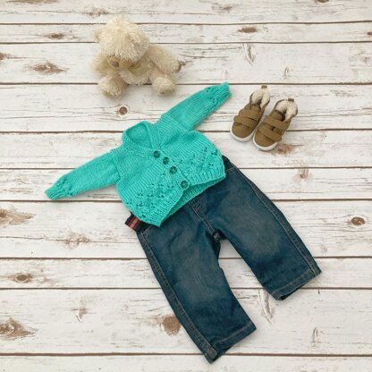 Baby Cardigan Knitting Pattern #684