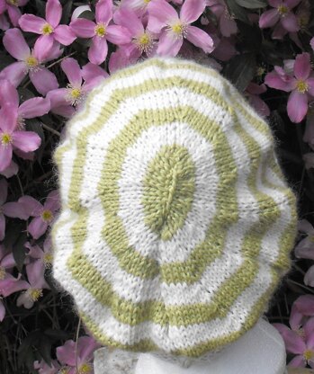 STRIPEY ROLL BRIM TAM SLOUCH KNITTING PATTERN - MADMONKEYKNITS