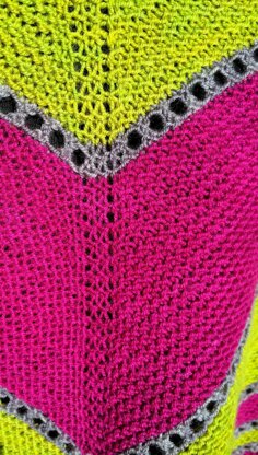 The Spaces in Between - May 2014 Mystery Shawl KAL